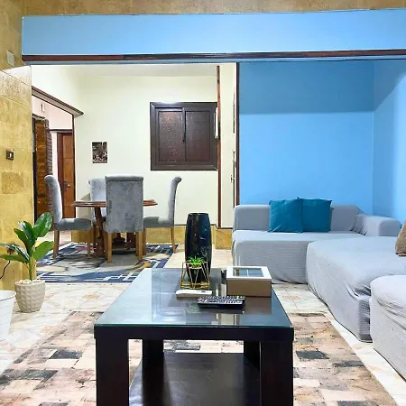 2 Brs Secure Apartment With Nice Location In Degla Maadi Cairo Exterior photo